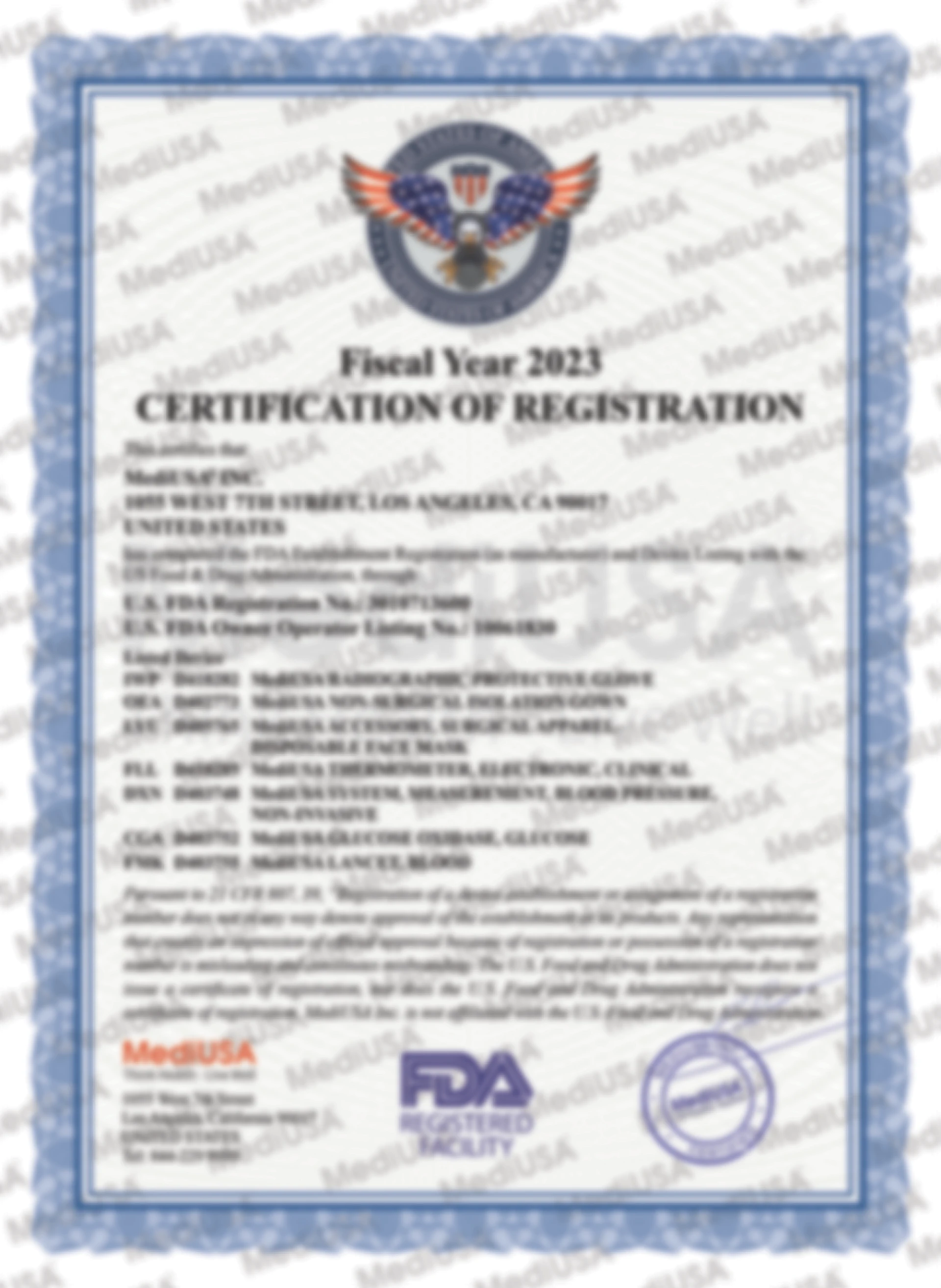 UP4_CHUNG NHAN EAGLE FDA